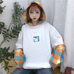 Fake two-piece hoodie PL21027