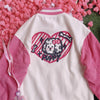 Pink Cartoon Embroidered Jacket  PL52778