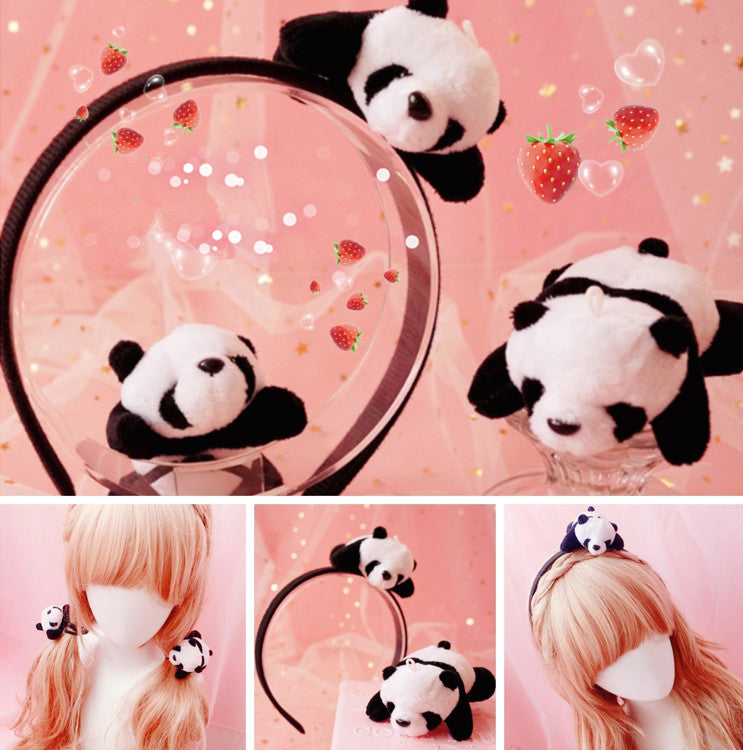 Cute panda hair accessory PL50476