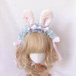 Cute bow bunny ear headband  PL52559