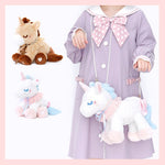 Cute unicorn shoulder bag doll PL51352