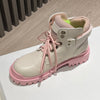 Pink short barrel Martin boots  PL52531