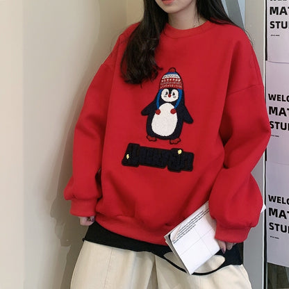 Penguin Embroidered Sweater PL21200