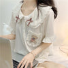 Cute bear white pajamas set PL51774