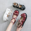 lolita bow leather shoes  PL50245