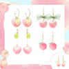 Lovely peach earrings PL51699