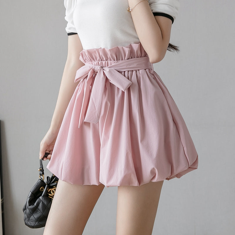 Chiffon High Waist Shorts PL51702