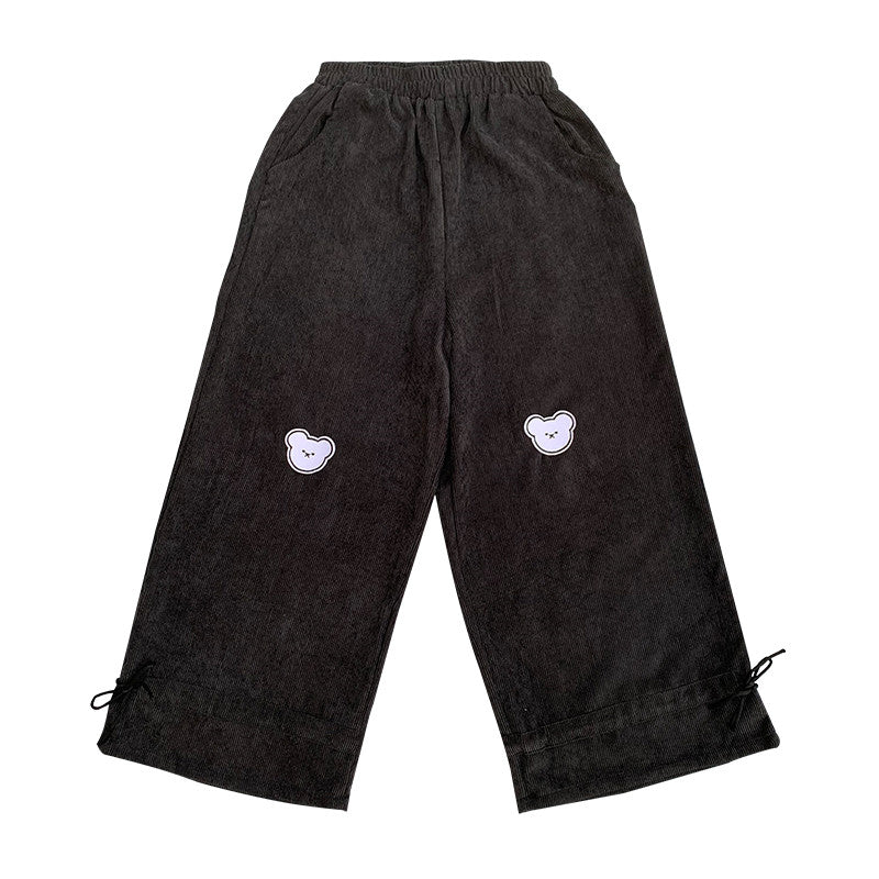 Bear black pants PL50362