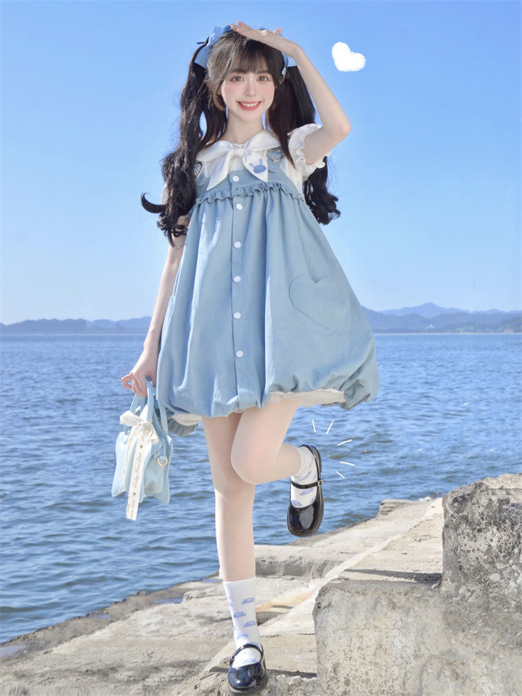 Cute shirt + skirt two-piece set  PL52606