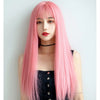 Lolita pink long straight wig PL51916