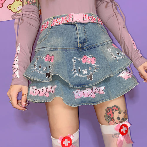 Cute cartoon skirt PL51490