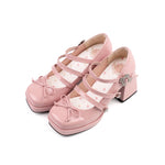 Sweet bow high heels PL51927