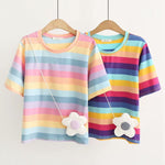 pastel rainbow T-shirt (send bag) PL50353