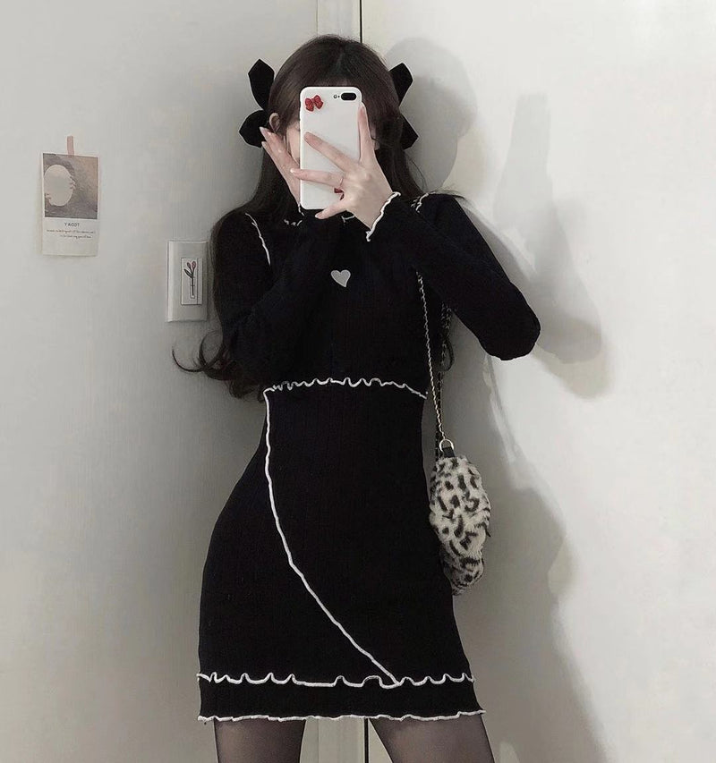 Chic sweater dress PL51109