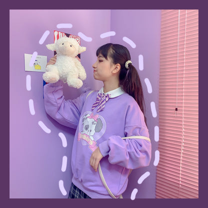 Chic Purple Sweatshirt PL50023