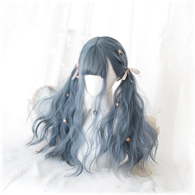 Lolita gray-blue wig PL20258