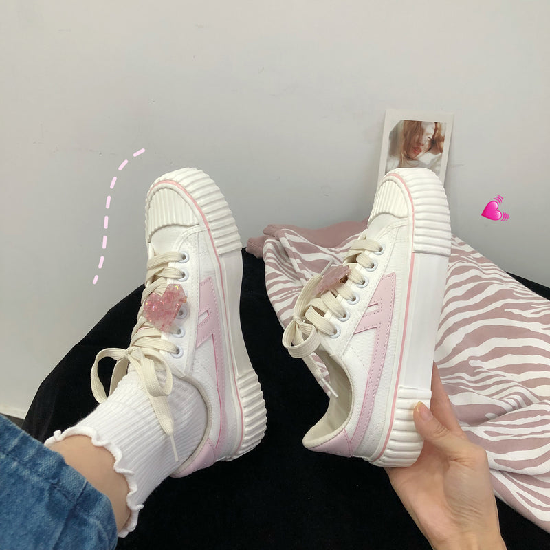 Ulzzang Love Canvas Shoes PL50899