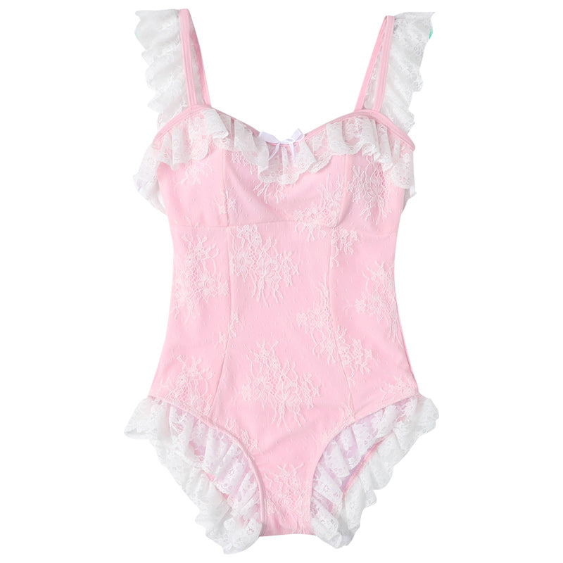 Lovely pink one-piece PL51248