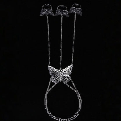 Cool Girl Metal Butterfly Ring PL51029