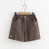 Embroidered casual shorts PL20731