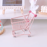 Cute mini shopping cart Ornaments PL51845