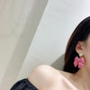 Loved pink bow earrings PL51901