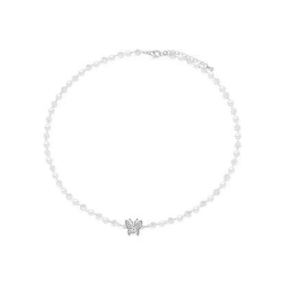Pearl Butterfly Necklace PL51462