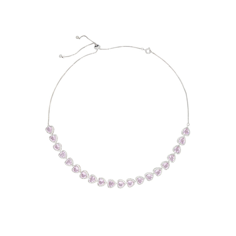 Pink Love Diamond Necklace PL51805