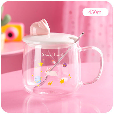 Cute drinking glass PL50007