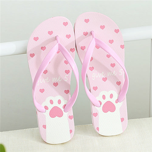 Cute cat's claw slippers PL51621