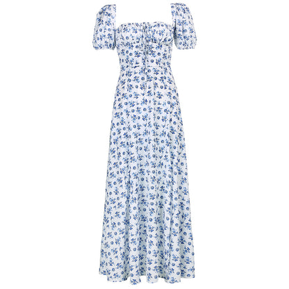 chic square neck dress  PL52387