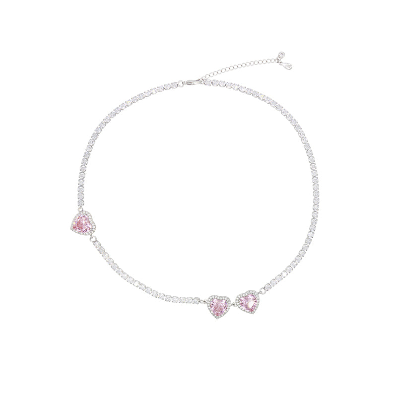 Pink Love Diamond Necklace PL51805