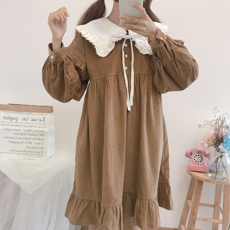 Lolita Khaki Dress  PL52615