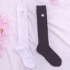 Sakura embroidered socks (two pairs) PL21256