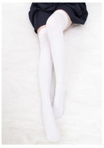 Velvet Japanese high socks （buy one get one free）PL10141