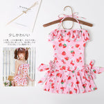 Cute strawberry one-piece swimsuit PL51381