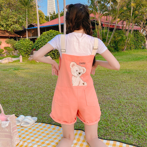 Cute bear shorts + T-shirt 2-piece set  PL52281