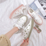 Love printed canvas shoes PL20747