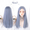 Lolita Gray Blue Wig PL52111