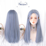 Lolita Gray Blue Wig PL52111