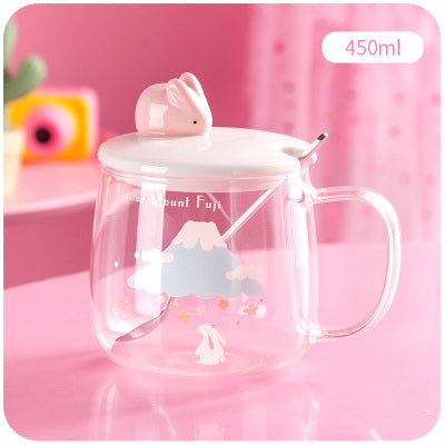 Cute drinking glass PL50007