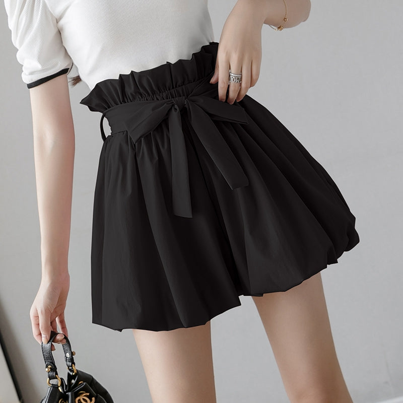 Chiffon High Waist Shorts PL51702