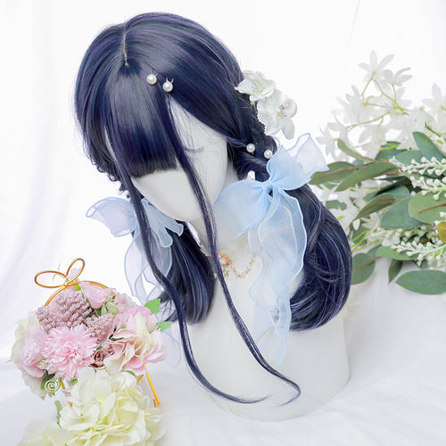 Starry blue wig PL50170