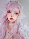 Cherry Blossom Pink Long Curly Wig  PL52437