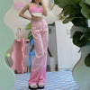 Pink gradient pants PL52138