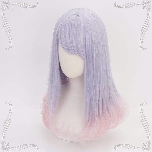 Literary retro gradient long hair PL10224