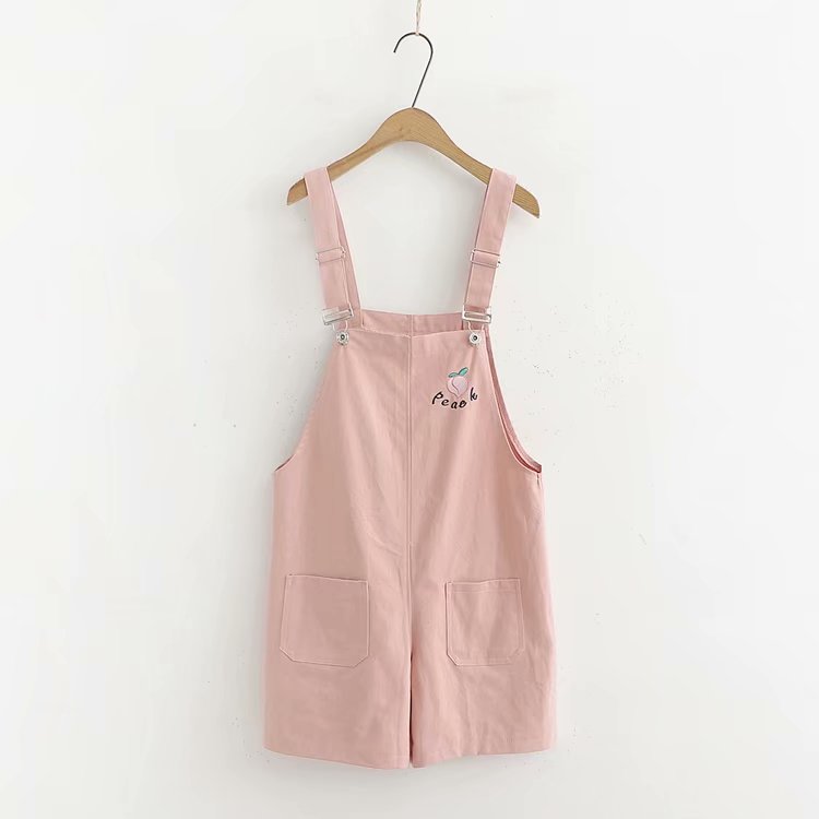 Cute embroidered overalls PL50351