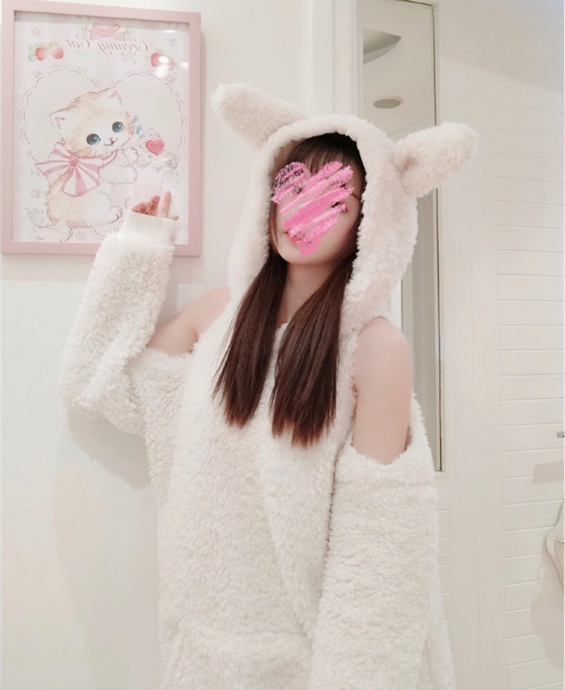 Cute Bunny Ears Hoodie PL51719