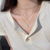 Butterfly multilayer necklace PL51801