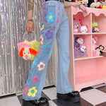 Lovely flower jeans PL51859